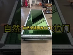 dark green reflective glass