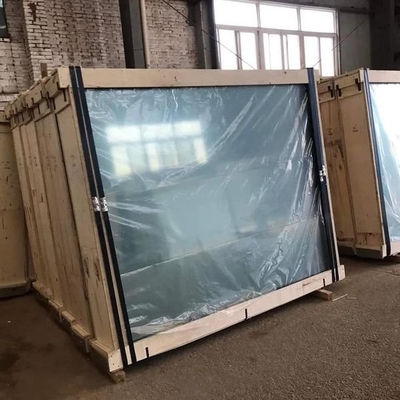 Modern Aluminum Frame Mirror With Flat Polished Edges