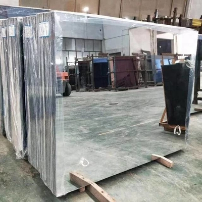 Sleek Silver Aluminum Wall Mirror For Modern Decor